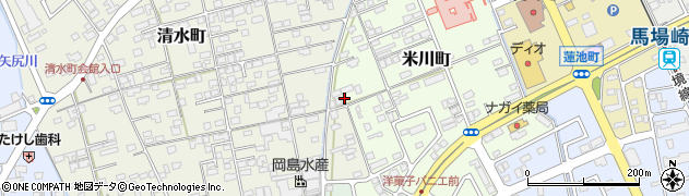 鳥取県境港市米川町110周辺の地図
