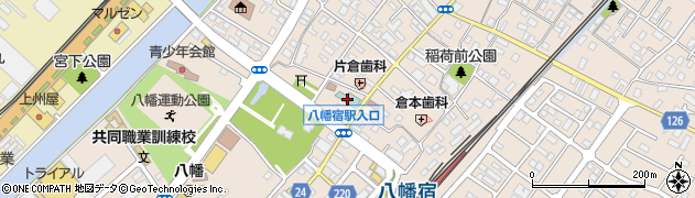 八幡宿第一ホテル周辺の地図
