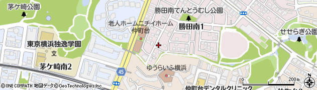 神奈川県横浜市都筑区勝田南1丁目10-18周辺の地図