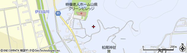岐阜県山県市大門周辺の地図
