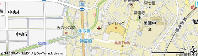 岐阜県美濃市2711周辺の地図