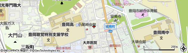 兵庫県豊岡市城南町6周辺の地図
