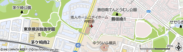 神奈川県横浜市都筑区勝田南1丁目1周辺の地図
