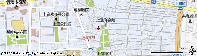 鳥取県境港市上道町521周辺の地図