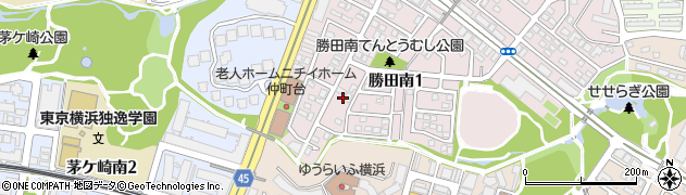 神奈川県横浜市都筑区勝田南1丁目10周辺の地図