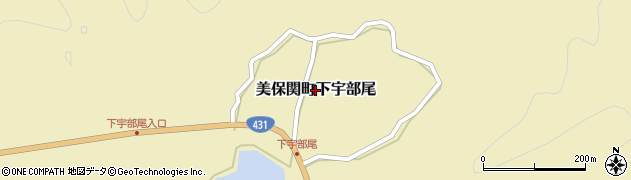 島根県松江市美保関町下宇部尾周辺の地図