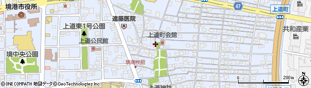 鳥取県境港市上道町521-1周辺の地図