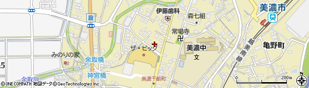 岐阜県美濃市2747周辺の地図