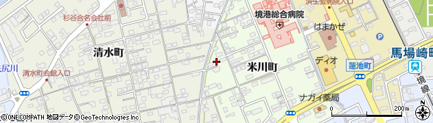 鳥取県境港市米川町103周辺の地図