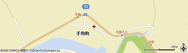 島根県松江市手角町107周辺の地図