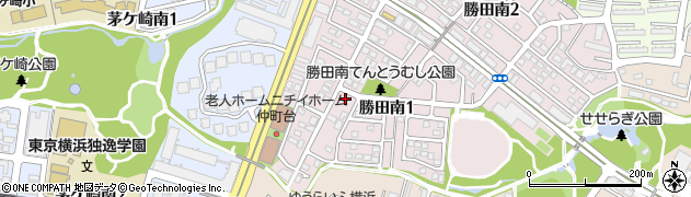 神奈川県横浜市都筑区勝田南1丁目10-2周辺の地図