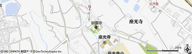 耕雲寺周辺の地図