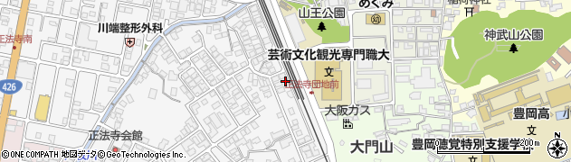 兵庫県豊岡市正法寺540周辺の地図