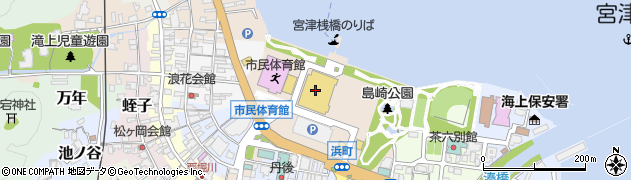 カーブス　ミップル宮津店周辺の地図