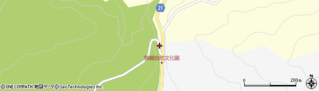 三浜峠周辺の地図