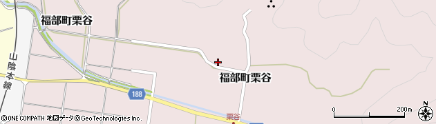 鳥取県鳥取市福部町栗谷周辺の地図