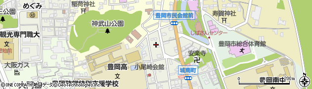 兵庫県豊岡市城南町2周辺の地図