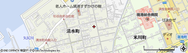 鳥取県境港市清水町735周辺の地図