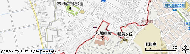神奈川県横浜市青葉区市ケ尾町472周辺の地図