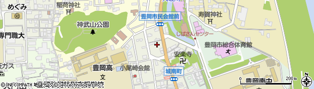 兵庫県豊岡市城南町3周辺の地図