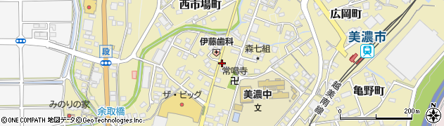 岐阜県美濃市2758周辺の地図