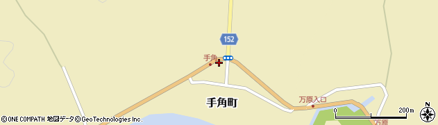 島根県松江市手角町114周辺の地図