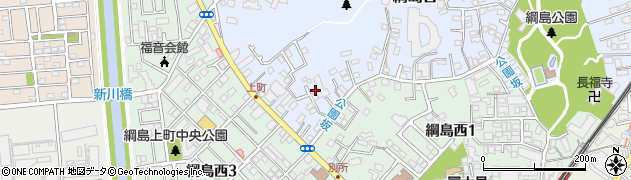 神奈川県横浜市港北区綱島台10周辺の地図