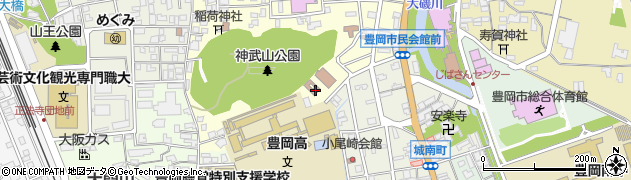 神戸地方検察庁豊岡支部周辺の地図
