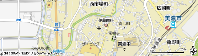 岐阜県美濃市2765周辺の地図