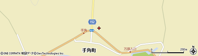 島根県松江市手角町117周辺の地図