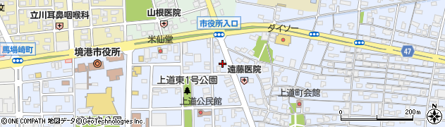 鳥取県境港市上道町3133周辺の地図