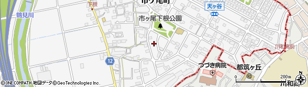 神奈川県横浜市青葉区市ケ尾町501周辺の地図