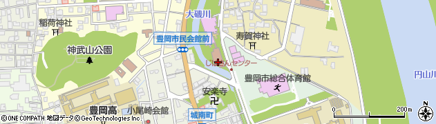 兵庫県豊岡市城南町23周辺の地図