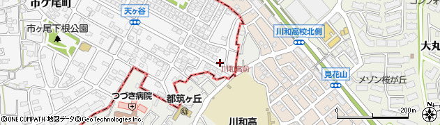 神奈川県横浜市青葉区市ケ尾町479-1周辺の地図