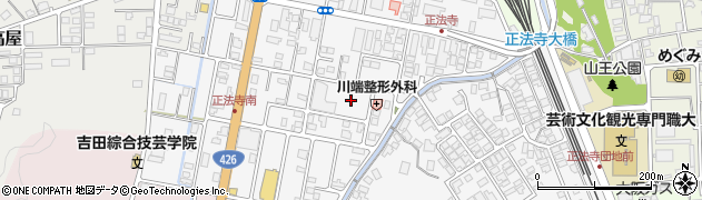 正法寺公園周辺の地図