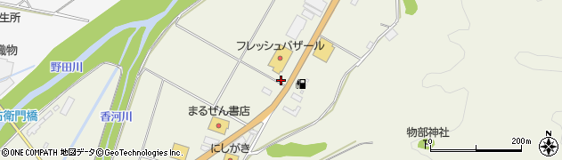 クリーニング・ホソミ　フレッシュバザール与謝野石川店周辺の地図
