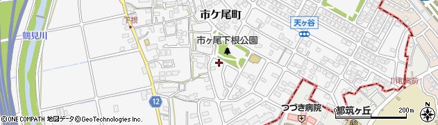 神奈川県横浜市青葉区市ケ尾町501-13周辺の地図