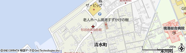 鳥取県境港市清水町821周辺の地図
