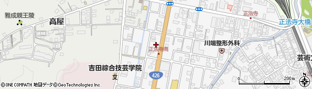 株式会社白バラドライ　正法寺店周辺の地図