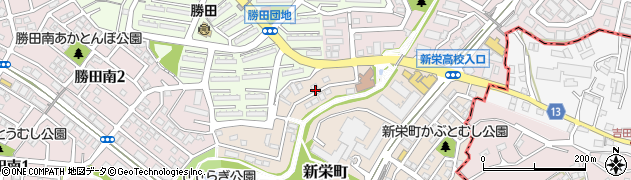 神奈川県横浜市都筑区新栄町20周辺の地図