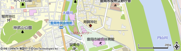 寿賀神社周辺の地図