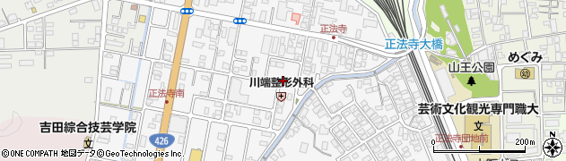 兵庫県豊岡市正法寺周辺の地図