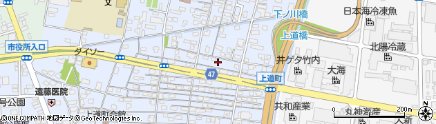 鳥取県境港市上道町362周辺の地図