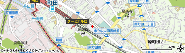 神奈川中央交通株式会社　町田ターミナルサービスセンター周辺の地図