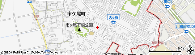 神奈川県横浜市青葉区市ケ尾町495周辺の地図