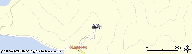福井県高浜町（大飯郡）音海周辺の地図