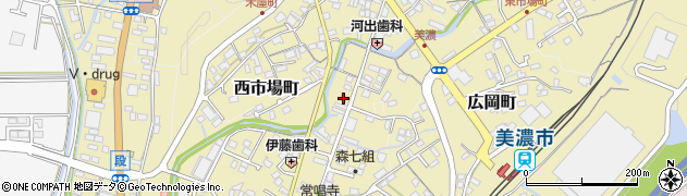 岐阜県美濃市2723周辺の地図