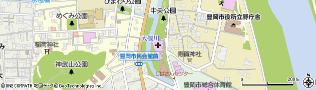 豊岡文化協会周辺の地図