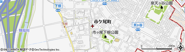 神奈川県横浜市青葉区市ケ尾町419周辺の地図