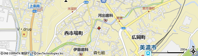 岐阜県美濃市2725周辺の地図